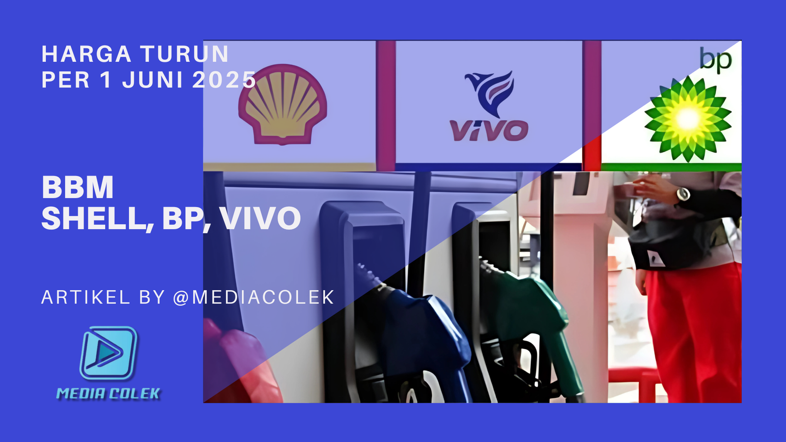 Harga BBM Shell, BP-AKR, dan Vivo terbaru Juni 2025