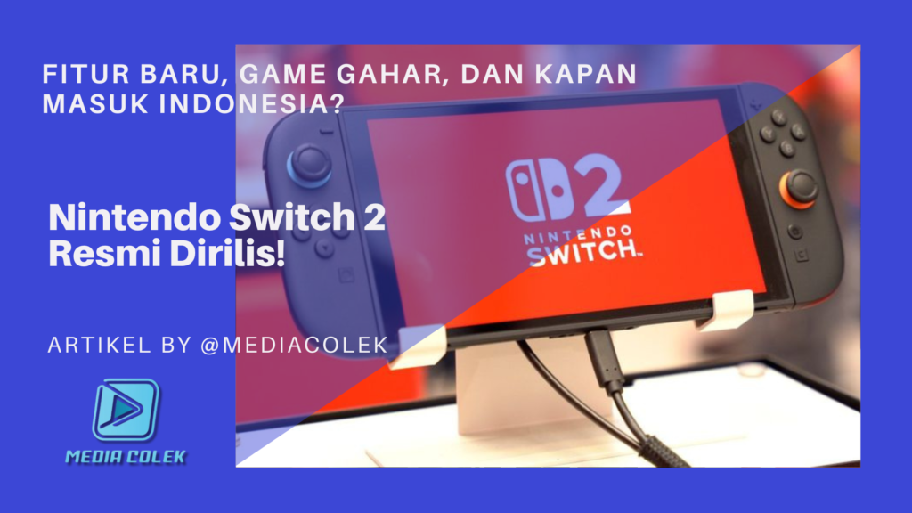 Konsol Nintendo Switch 2 terbaru 2025 dengan Joy-Con baru
